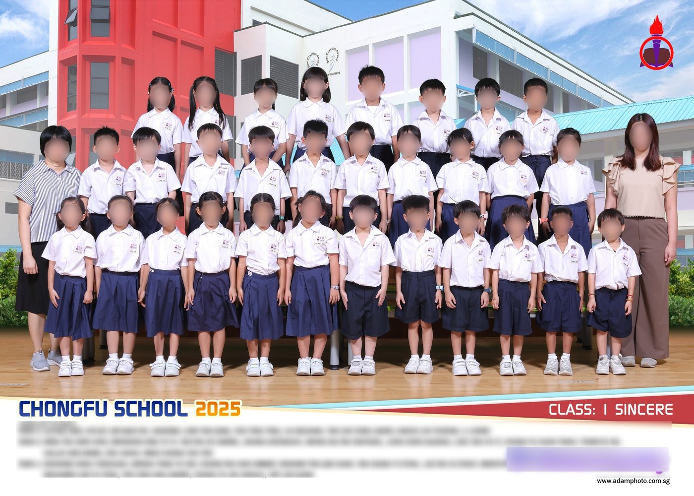 Formal class photo