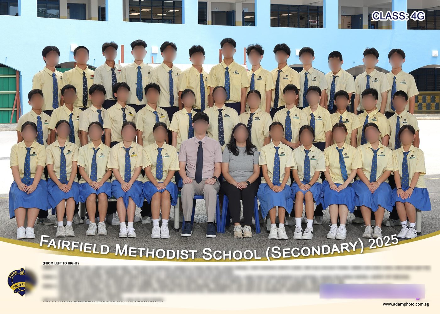 Formal class photo