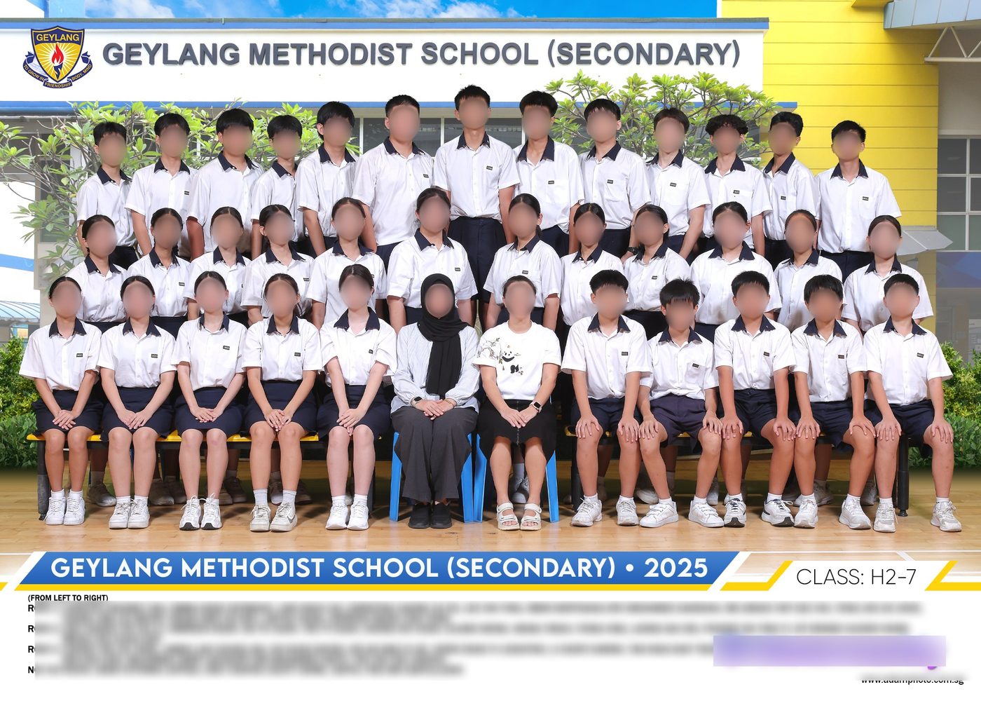 Formal class photo