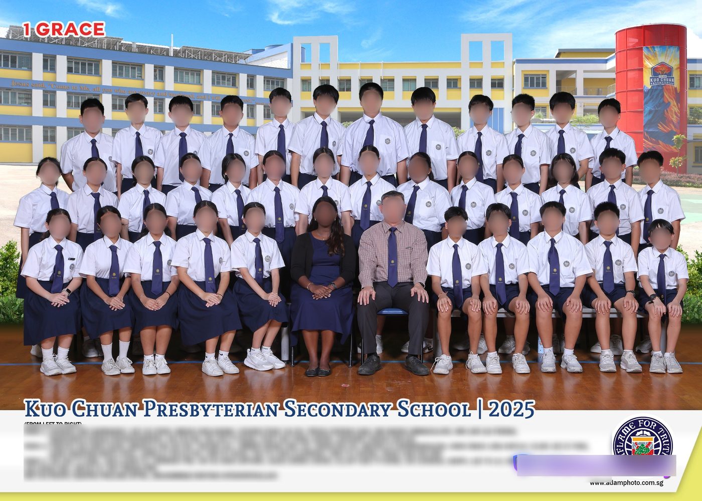 Formal class photo